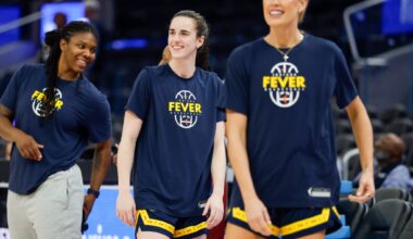 Fever's Caitlin Clark raves about SF Giants, Ballhalla, Steph Curry