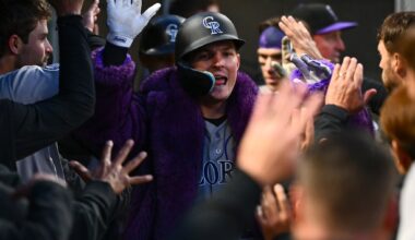 Colorado Rockies' Mickey Moniak celebrates birthday by hitting a single short of cycle vs. Pirates