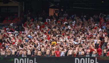 St. Louis Cardinals shirtless fans tarps off