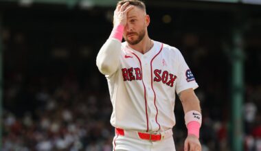 Trevor Story's error cost the Red Sox in the third inning, allowing a pair of runs to ultimately score.