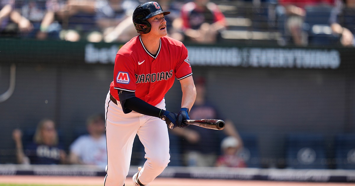 Manzardo hits two of Guardians' six homers