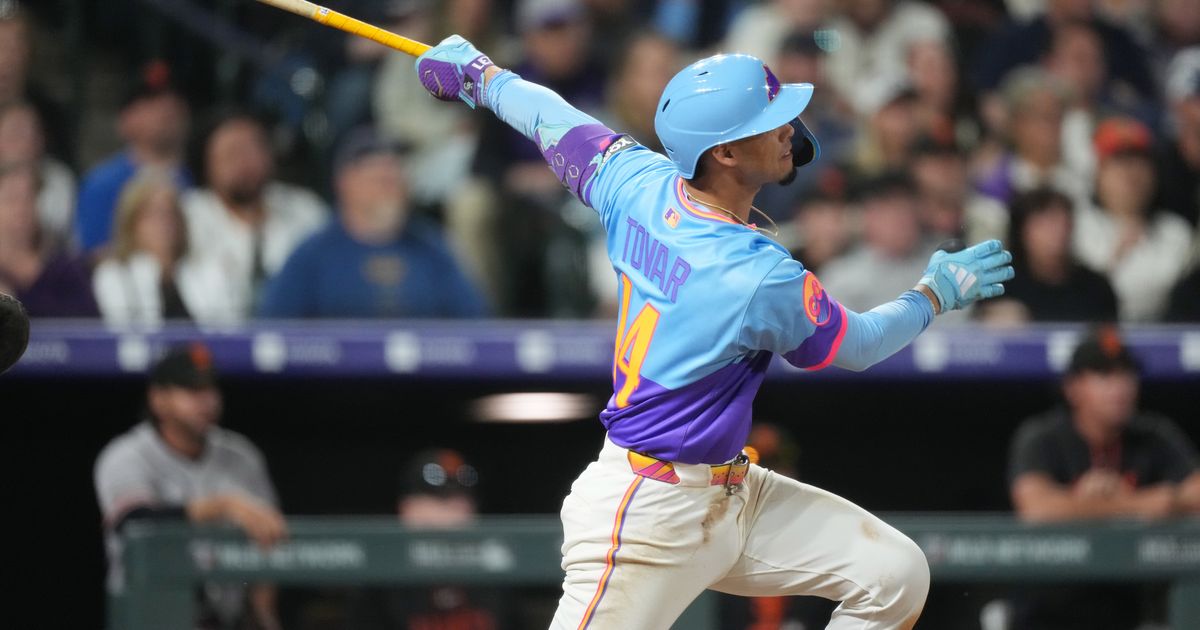 Tovar, Goodman homer in 5-run 9th, Rockies beat Giants 8-6 :: WRAL.com