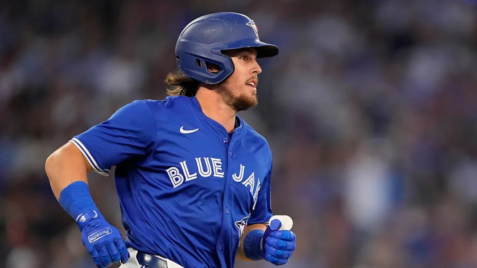 Toronto Blue Jays right fielder Addison Barger (47) © John E. Sokolowski-Imagn Images