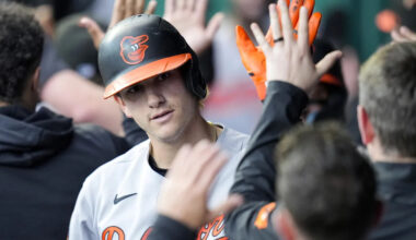 Baltimore Orioles Announce Coby Mayo Injury Update After Removal From Lineup