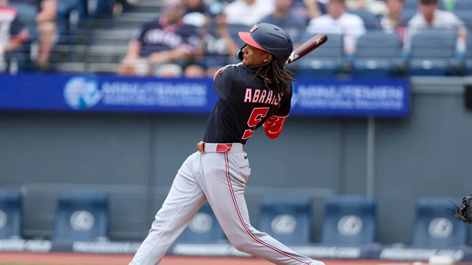 CJ Abrams has one of the sweetest lefty swings in MLB. Photo by Icon Sportswire on Getty Images