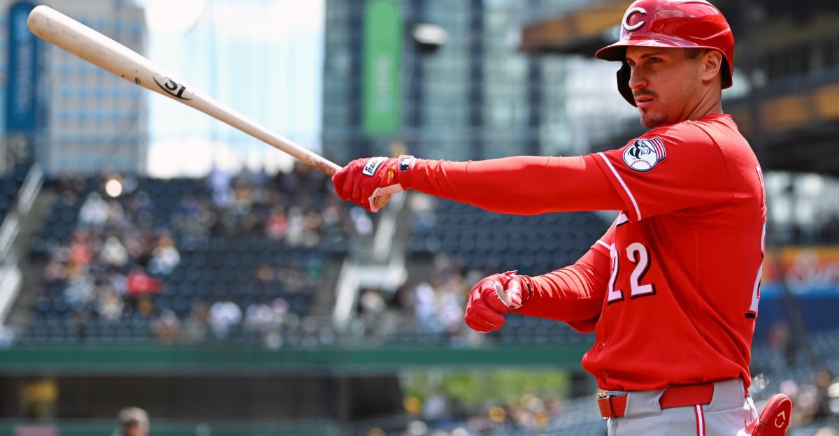 One more shot for TJ Friedl in the Reds lineup