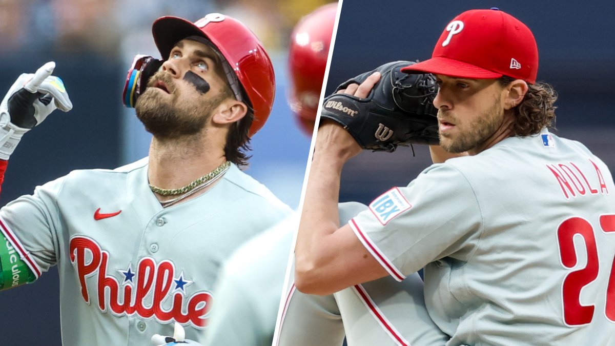Phillies hammer Padres’ fastballs as Aaron Nola rebounds in win – NBC10 Philadelphia