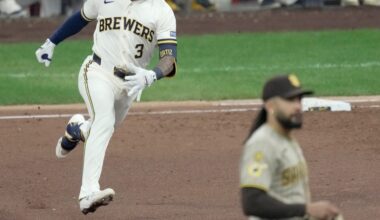Joey Ortiz helps power Brewers offense to series opening win against Padres