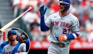 Mark Vientos homers twice versus Angels to give Mets rare series win