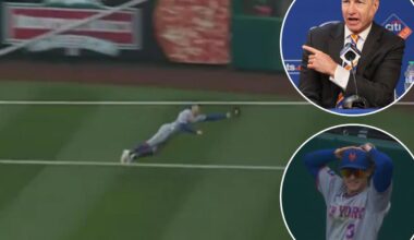 Gary Cohen breaks out SAT word to describe Carson Benge's Mets catch