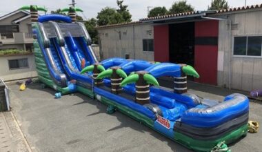Palm Tree Water slider © Rakuten Eagles