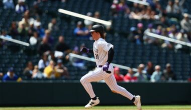 Rockies' Jake McCarthy thrives at leadoff spot in 5-4 loss to Rangers