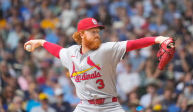 Cardinals RHP Dustin May loses no-hitter in the 8th, then loses to the Brewers