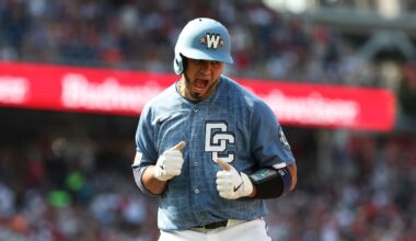 Cavalli takes shutout into 7th, Ruiz drives in 5 as Nationals reach .500 with 13-3 win over Orioles