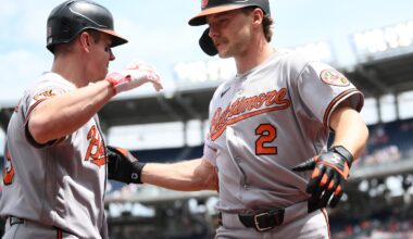 Gunnar Henderson hits 10th HR for 1st of 4 hits in Orioles' 7-3 win over Nationals