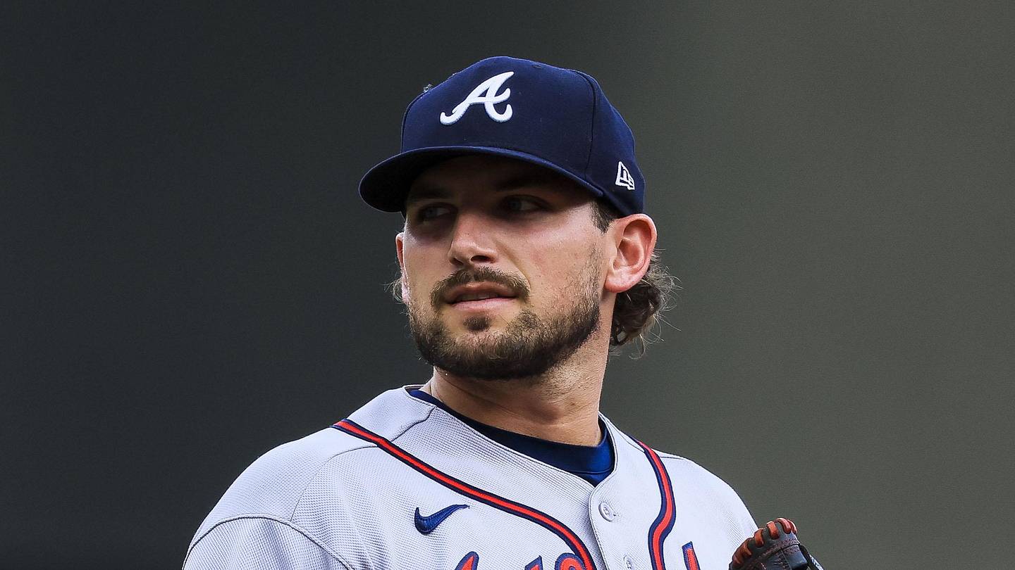 May 29, 2026; Cincinnati, Ohio, USA; Atlanta Braves third baseman Austin Riley (27) stands on the field during the second inning against the Cincinnati Reds at Great American Ball Park. Mandatory Credit: Katie Stratman-Imagn Images