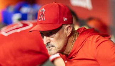 Los Angeles Angels pitching coach Mike Maddux