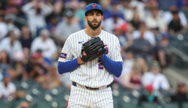 May 26, 2026; New York City, New York, USA;  New York Mets starting pitcher David Peterson (23) at Citi Field. Mandatory Credit: Wendell Cruz-Imagn Images
