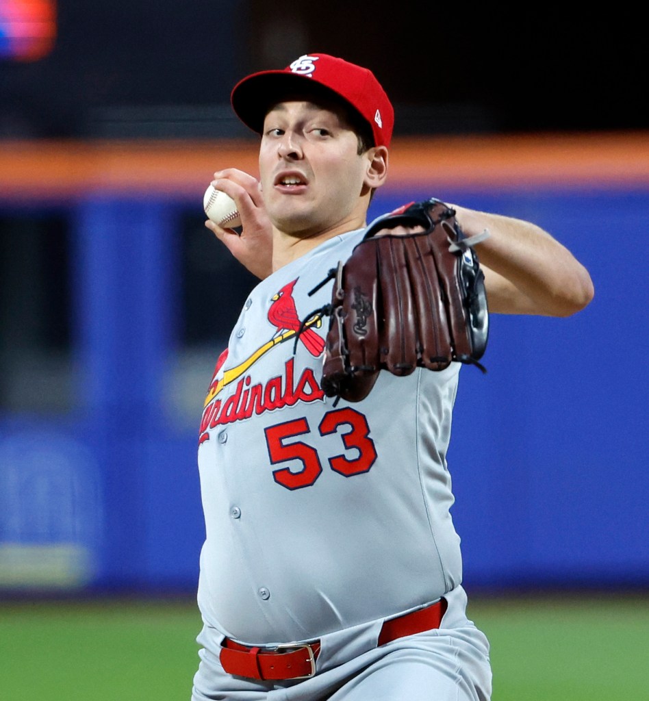 Andre Pallante #53 of the St. Louis Cardinals.