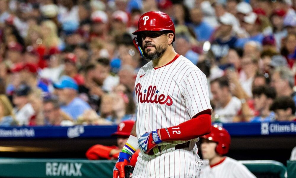 Why Kyle Schwarber is playing first base for the first time in nearly five years and other Phillies notes – Phillies Nation
