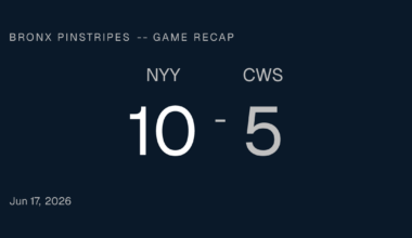 Yankees 10, White Sox 5: Goldschmidt and Bellinger Make It 8 of 9