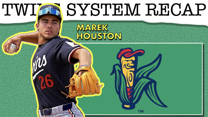 Marek Houston: Glove & Slug - Minnesota Twins Minor League Videos