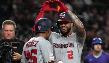 García hits 1st grand slam for his 2nd HR of game in Nationals' 14-1 romp over Diamondbacks