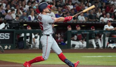 Nationals get homers from Mead and Crews, hold Diamondbacks to 2 hits in 6-1 victory