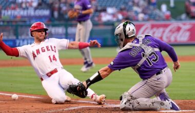 Trey Mancini completes his comeback in start for Angels, his first major league game since 2023
