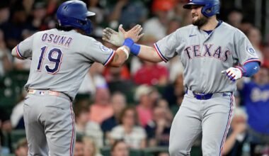 Chris Young explains Rangers' plan to get Alejandro Osuna reps at 1B