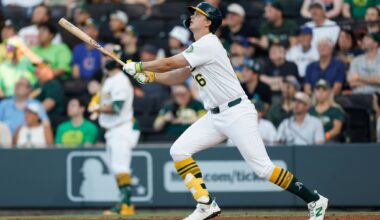 Bolte hits 1st MLB homer and A's go deep 5 more times in Las Vegas for 7-5 win over Brewers