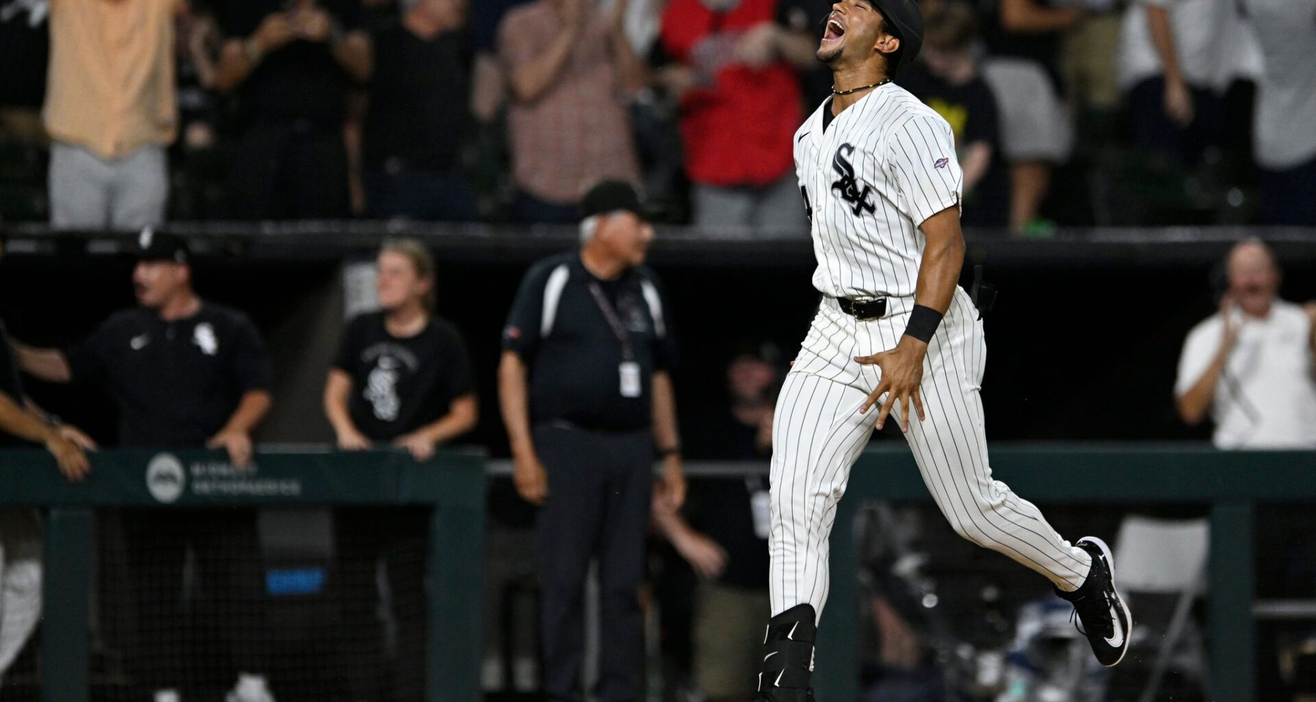White Sox rookie Braden Montgomery hasn't calmed down after his historic walk-off MLB debut