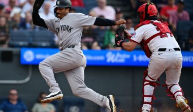 Yankees put OF Grisham on 10-day IL; Stanton's return delayed by soreness