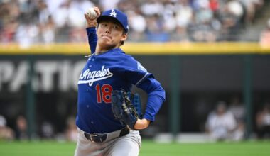 Dodgers' Yamamoto loses no-hit bid on Peters' leadoff homer for the White Sox in the 9th inning