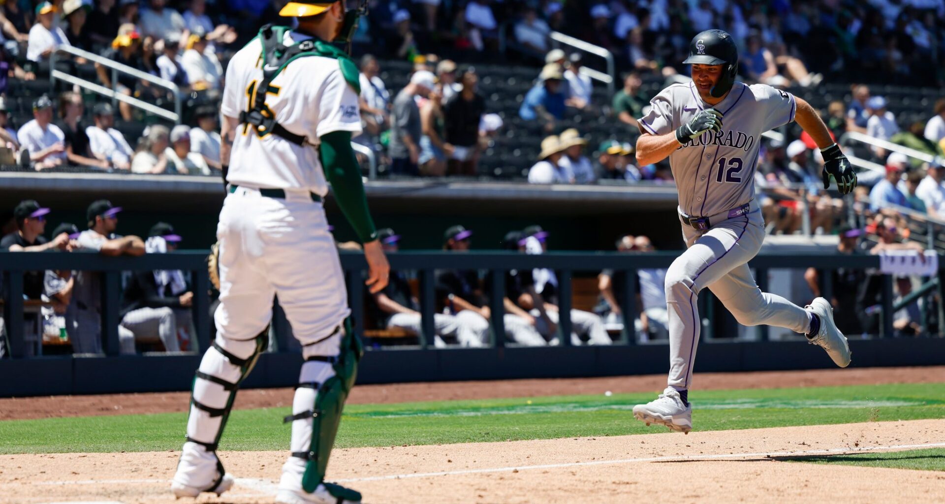 Rockies hit jackpot with 23 runs in steamy Vegas as A's finish wild stretch in future home