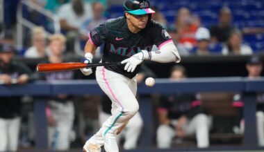 Caissie homers, doubles and singles to lead Marlins to 4-3 win over Giants