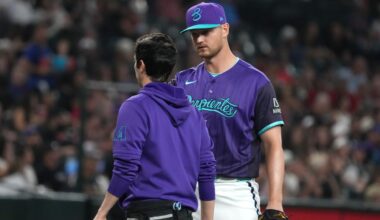 Diamondbacks starter Soroka leaves after 1 inning with apparent leg injury against Twins