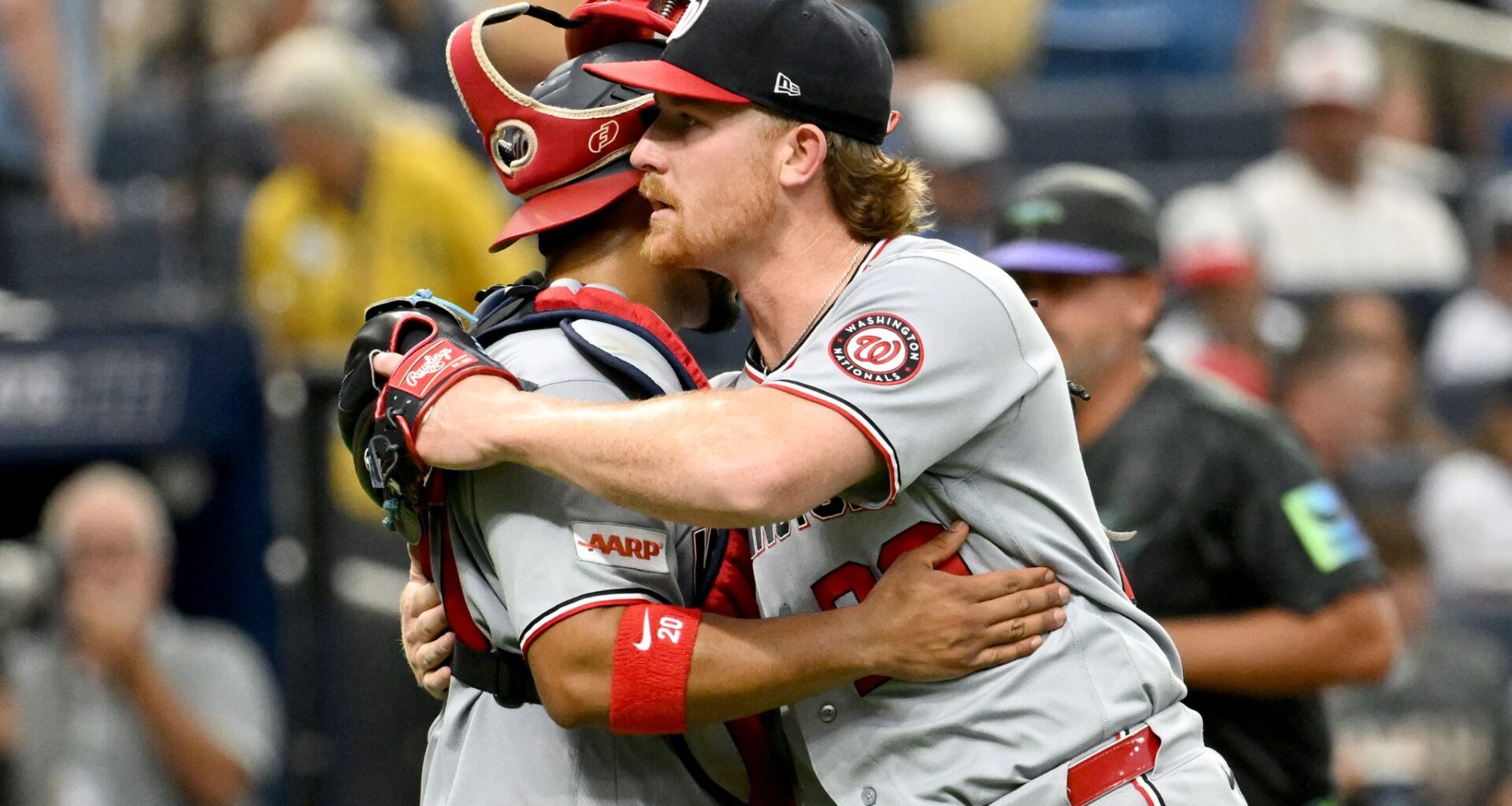 Crews, Abrams homer in the Nationals' 4-3 win over the Rays