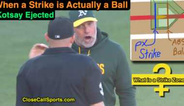 MLB Ejection 050 - Dan Merzel (3; Mark Kotsay)