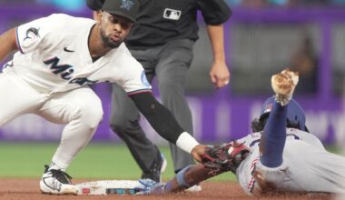 Otto López homers, has another multi-hit game and Marlins beat Rangers 4-2