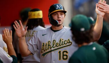 Langeliers caps 7-run 5th inning that boosts Athletics over Angels 9-3