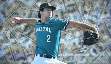 Cameron Flukey Transfer Portal South Carolina College baseball NIL MLB Draft projection signing bonus