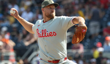 May 17, 2026; Pittsburgh, Pennsylvania, USA; Philadelphia Phillies relief pitcher Jonathan Bowlan (52) pitches against the Pittsburgh Pirates during the eighth inning at PNC Park.