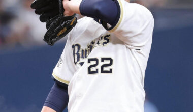 In the fourth inning, with two outs and runners on Taiga Hirasawa, Alen Kuri gave up a timely hit to Hirasawa Taiga (Photo by Yoshimura Haruko).