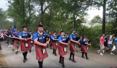 Tartan Army marches to Fenway Park, continues celebration after big World Cup win