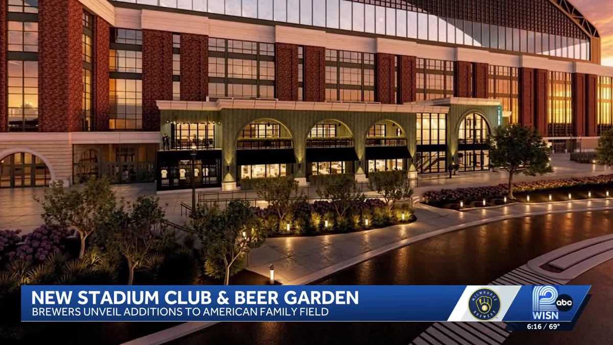 Milwaukee Brewers unveil plans for new stadium club, beer garden