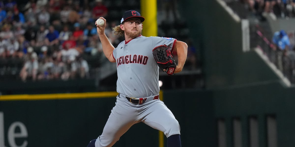 Tanner Bibee gets first win of season in 14th start, Guardians beat Rangers 6-0