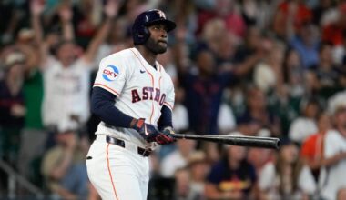 Astros slugger Yordan Alvarez becomes 1st MLB player to hit grand slam, multi-run HR in 1st inning | MLB