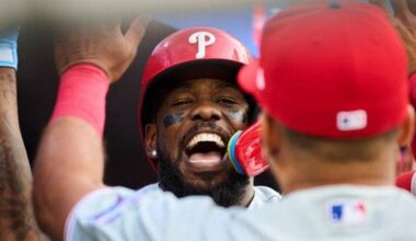 Philadelphia Phillies Outfielder Adolis Garcia Sidelined for Remainder of Season Due to Impending Right Lat Surgery