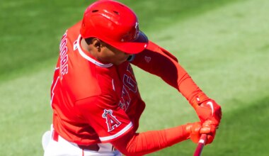 Christian Moore recalled by Angels, starts at Athletics